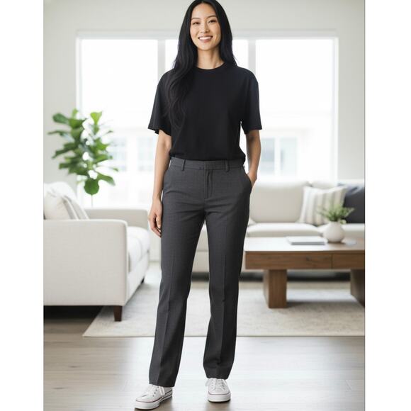 My Michelle Gray Wide Straight Leg Dress Pants size 9 - Picture 10 of 10